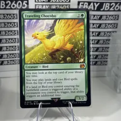 MTG Traveling Chocobo 210 Regular Universes Beyond Final Fantasy FIN NM - Image 1