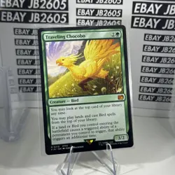 MTG Traveling Chocobo 210 Regular Universes Beyond Final Fantasy FIN NM - Image 2