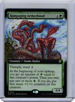 Rampaging Aetherhood (Extended Art) 0031 MTG Commander: Aetherdrift Rare NP - Image 1