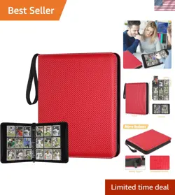 Stylish Card Collection Binder for MTG, TCG, and Sports Cards - Compact Design - Image 1