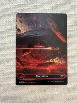 Mountain Borderless Foil L0265 Edge of Eternities MTG Magic the Gathering NM - Image 1