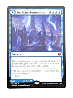 Mtg: Zendikar Rising - Sea Gate Restoration Sea Gate, Reborn - Image 1