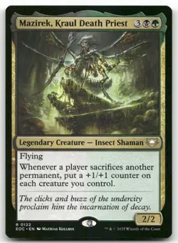Mazirek, Kraul Death Priest 122 MTG Commander: Edge of Eternities R NM - Image 1