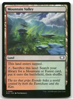 Mountain Valley 61 MTG Commander: Edge of Eternities U NM - Image 1