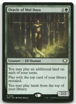 Oracle of Mul Daya 102 MTG Commander: Edge of Eternities R NM - Image 1