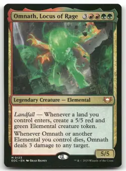 Omnath, Locus of Rage 123 MTG Commander: Edge of Eternities M NM - Image 1