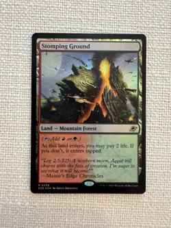 Stomping Ground Foil R0258 Edge of Eternities MTG Magic the Gathering NM - Image 1