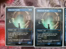 MTG Card 4x Abhorrent Oculus (2x Borderless, 1x Regular, 1x Foil) Copies - Image 2