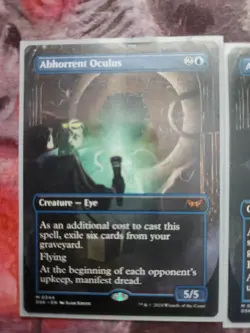MTG Card 4x Abhorrent Oculus (2x Borderless, 1x Regular, 1x Foil) Copies - Image 4