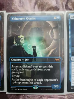 MTG Card 4x Abhorrent Oculus (2x Borderless, 1x Regular, 1x Foil) Copies - Image 5