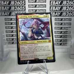 Lightning, Army of One #0233 MTG FIN Regular Final Fantasy Near Mint Cheap Ship - Image 2
