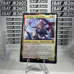Lightning, Army of One #0233 MTG FIN Regular Final Fantasy Near Mint Cheap Ship - Image 3