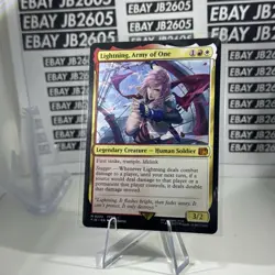 Lightning, Army of One #0233 MTG FIN Regular Final Fantasy Near Mint Cheap Ship - Image 4