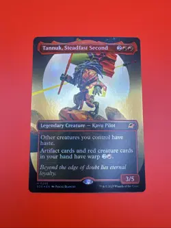 Tannuk, Steadfast Second (Borderless) (Foil) - Edge Of Eternities NM MTG - Image 4