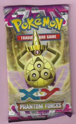 Pokemon "Phantom Forces" 10-Card Sealed Booster Pack (Aegislash) X1 - Image 1