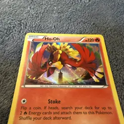 HO-OH XY153 PROMO HOLO POKEMON TCG DAMAGED READ - Image 3