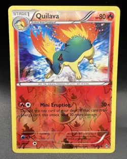 Quilava 19/162 XY Breakthrough Reverse Holo Pokemon TCG - Image 1