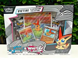 Pokemon Victini & Tech Sticker Collection Bundle Black Bolt White Flare in hand - Image 2