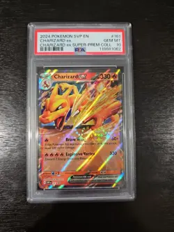 2024 POKEMON SVP SUPER-PREMIUM COLLECTION PROMO #161 CHARIZARD EX PSA 10 - Image 1