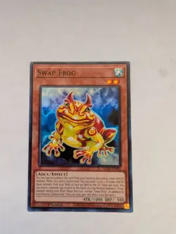 Yugioh! Swap Frog - RA03-EN005 - Super Rare - 1st Edition Near Mint NM - Image 1
