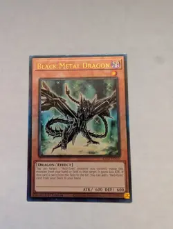YuGiOh BLACK METAL DRAGON Prismatic Ultimate Rare RA04-EN016 NM - Image 1