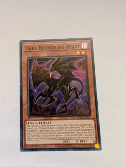 Yugioh! Dark Beckoning Beast - RA03-EN027 - Super Rare - 1st Edition Near Mint, - Image 1