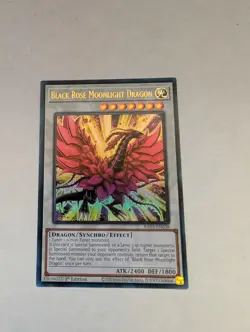 Yugioh! Black Rose Moonlight Dragon - RA03-EN038 - Ultra Rare - 1st Edition Near - Image 1
