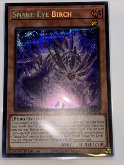 Snake-Eye Birch - MP24-EN112 - Prismatic Secret Rare - 1st Edition - YuGiOh TCG - Image 1