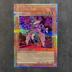Yugioh Gagaga Girl DUAD-AES01 PSER Prismatic Secret Rare NM Assist Pack Only - Image 1