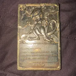 Pokemon 23K Gold Plated Mewtwo Trading Card 1999 Burger King Limited Edition - Image 4