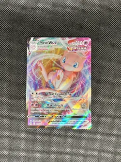 Pokemon Card - Mew VMAX 114/264 Fusion Strike Holo Rare - Mint/NM - Image 1