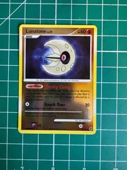 Pokemon Card - Lunatone Great Encounters 76/106 Reverse Holo - Image 1