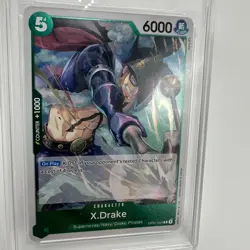 X.Drake 2022 One Piece Card Game Rare 054 Romance Dawn CC&G 9.0 Mint - Image 3