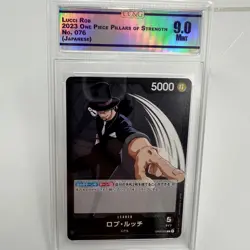 Rob Lucci 076 One Piece Card Pillars of Strength Japanese CC&G 9.0 Mint - Image 1