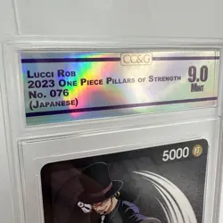 Rob Lucci 076 One Piece Card Pillars of Strength Japanese CC&G 9.0 Mint - Image 2