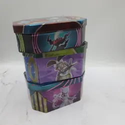 Lot Of 3 Pokemon Empty Metal Card Tins *NO CARDS* - Image 3