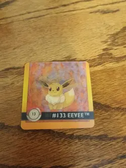 Nintendo Pokemon Artbox Series 1 Holographic Card Eevee/Flareon #133/#136 1999 - Image 2