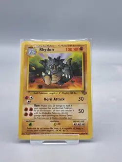 Pokemon TCG Base Set Jungle Rhydon Jungle Card 45/64 1999 Edition - Image 1