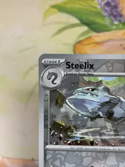 Steelix - 125/182 Sv04: Paradox Rift Reverse Holo Pokemon Card TCG NM/Near Mint - Image 2