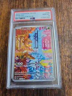 Pokemon TCG Deerling Card 165/162 Temporal Forces PSA 10 - Image 1