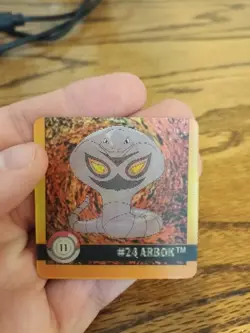 Nintendo Pokemon Artbox Series 1 Card Holographic Ekans/Arbok #23/#24 1999 - Image 1