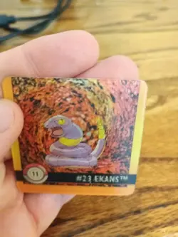 Nintendo Pokemon Artbox Series 1 Card Holographic Ekans/Arbok #23/#24 1999 - Image 2