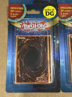 Qty.6, YuGiOh Blister Packs DG Exclusive Includes 10 Cards + 1 Rare Card New - Image 2