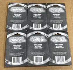 Qty.6, YuGiOh Blister Packs DG Exclusive Includes 10 Cards + 1 Rare Card New - Image 5