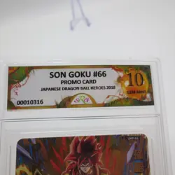 Super Dragon Ball Heroes Promo Card #66 Son Goku Xeno BANDAI Japanese Graded 10 - Image 5