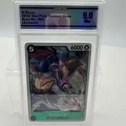 X.Drake 2022 One Piece Card Game Rare 054 Romance Dawn Japanese CC&G 9.0 Mint - Image 1