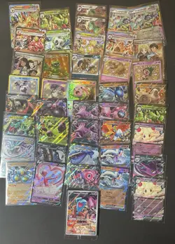 35+ TCG Pokemon Card Lot (EX/V/Pokeball) - Image 1