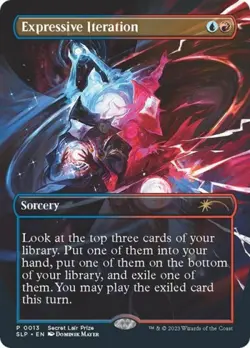 MTG English Expressive Iteration NM Normal Secret Lair Showdown - Image 1