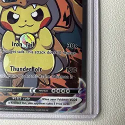 Pikachu Cosplay Mega Charizard Y Pokemon Custom ACG Card Holo Foil Anime Cosplay - Image 5