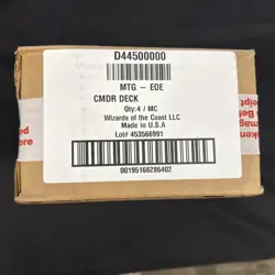 EDGE OF ETERNITIES Factory Sealed Commander Deck Case MTG Magic The Gathering - Image 3